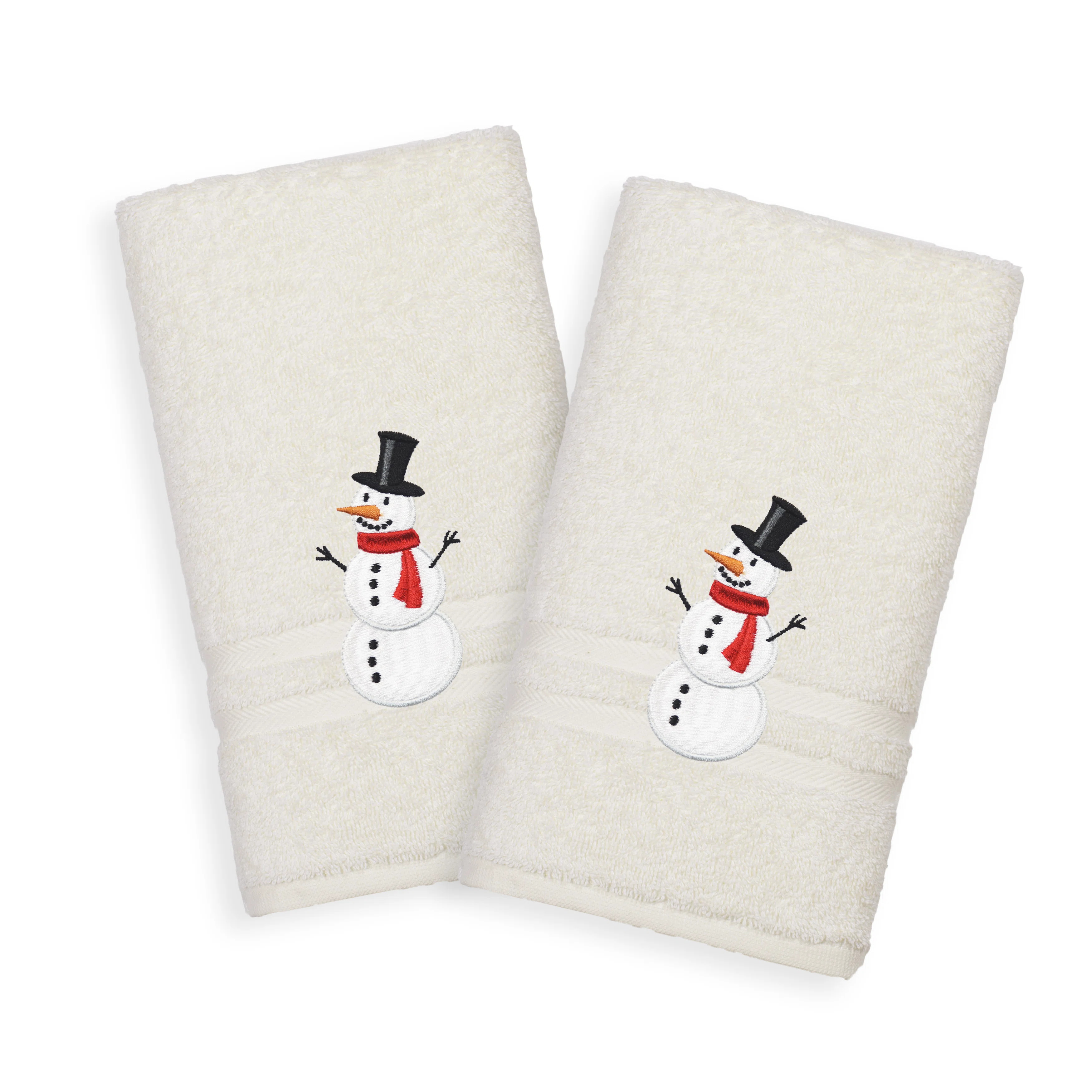 Snowman Turkish Cotton Hand Towel (Set of 2) | Wayfair North America