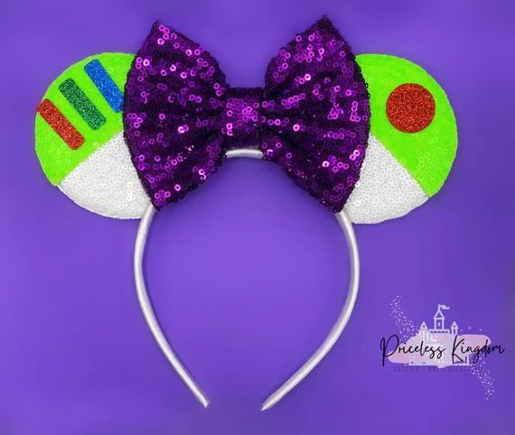 Buzz Lightyear Themed Mickey Mouse Ears  Toy Story Mouse Ears | Etsy | Etsy (US)