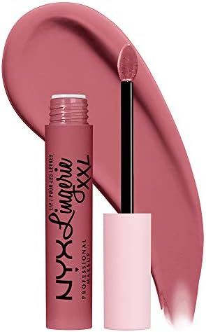 NYX PROFESSIONAL MAKEUP Lip Lingerie XXL Matte Liquid Lipstick - Flaunt It (Dusty Pink) | Amazon (US)