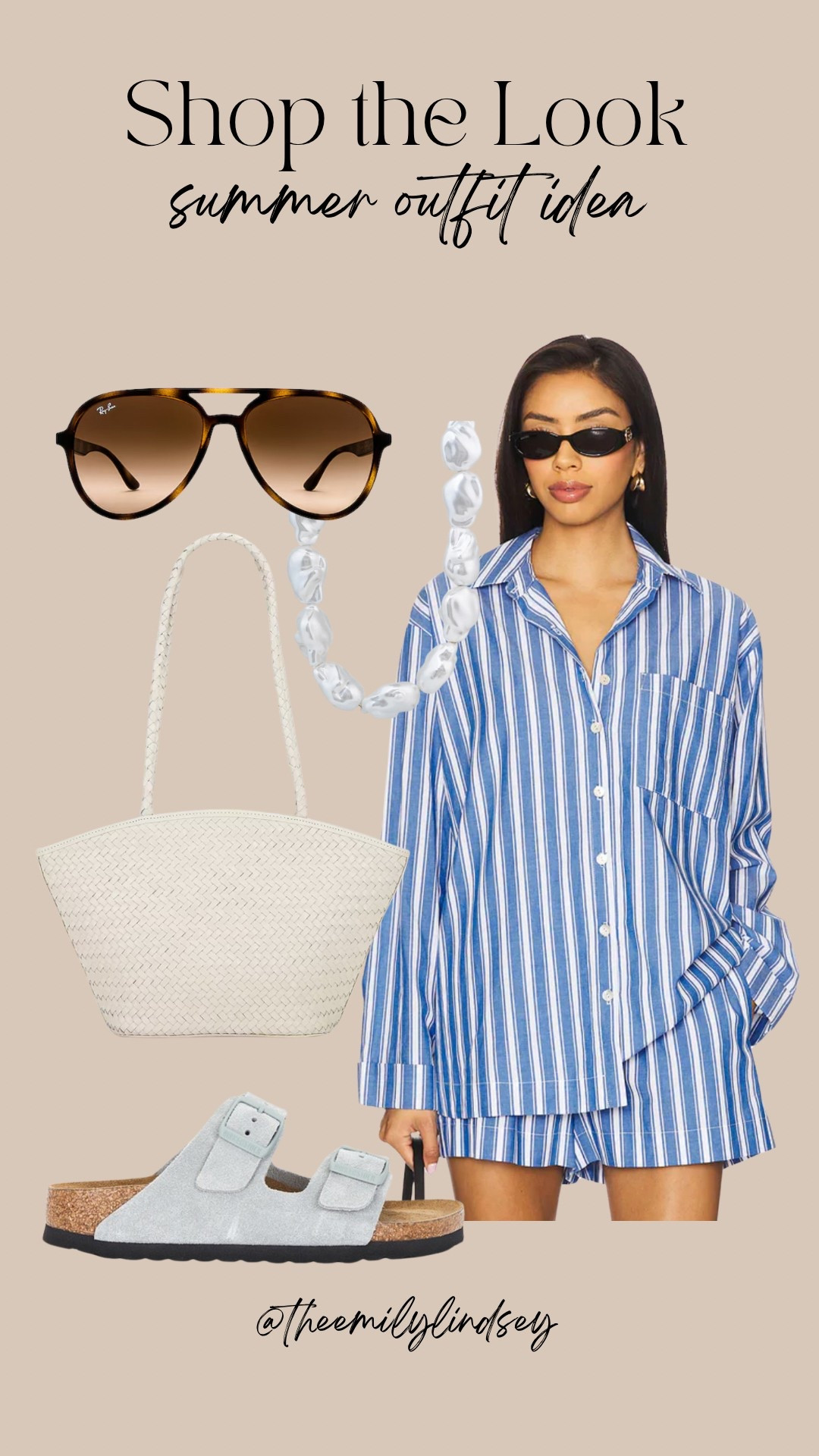 Cute summer outfit idea! Would be great for the 4th of July too. Just add red sandals or a red bag. 💙❤️

The Emily Lindsey, matching set, summer sandals, blue stripe button down.



#LTKStyleTip #LTKOver40 #LTKSeasonal
