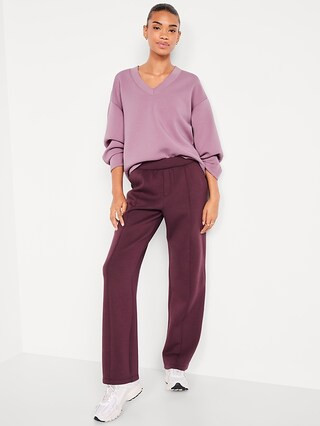 Bounce Fleece V-Neck Cocoon Sweatshirt | Old Navy (US)