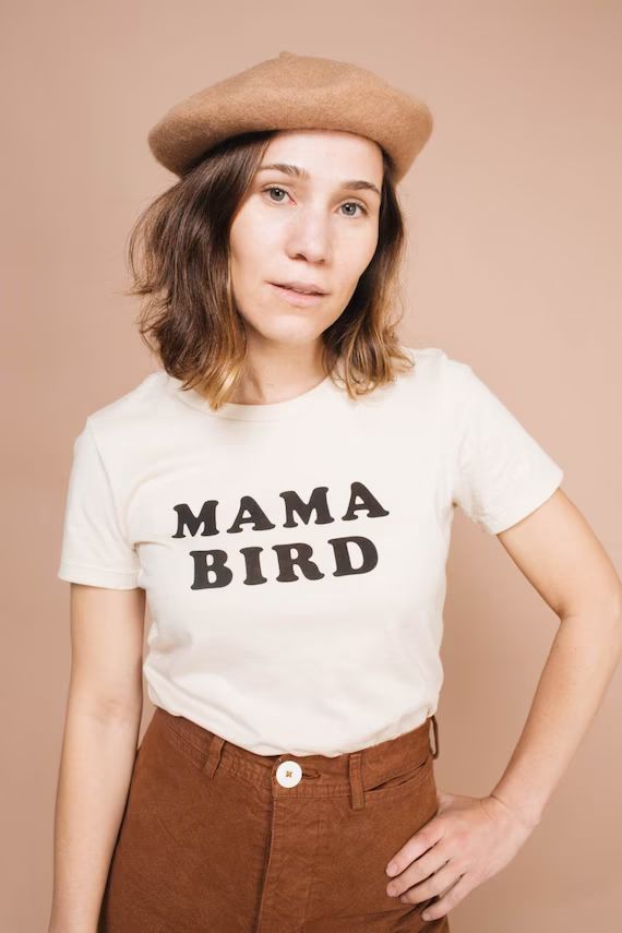 The Original Mama Bird t-shirt, by The Bee & The Fox | Etsy (US)