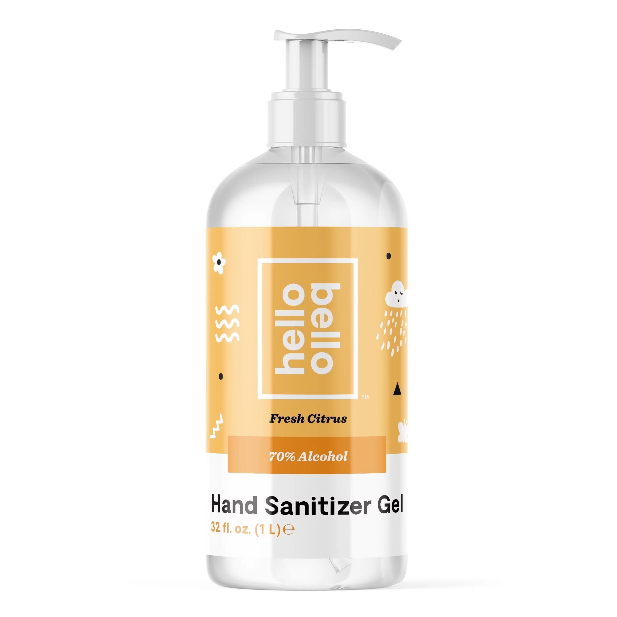 Hello Bello Hand Sanitizer Gel, Citrus, 32oz | Walmart (US)