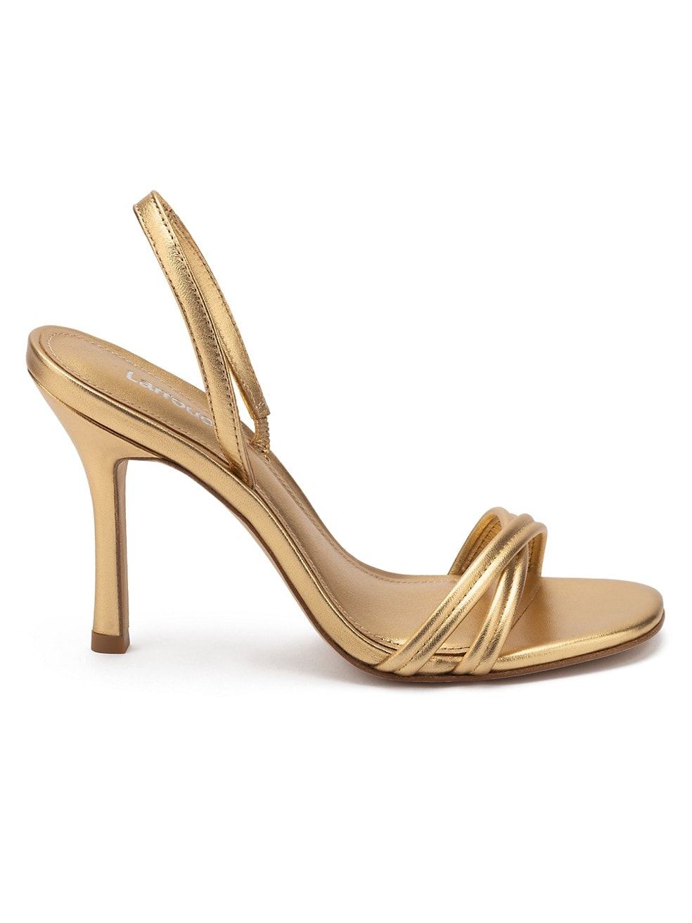 Annie Metallic Leather Slingback Sandals | Saks Fifth Avenue