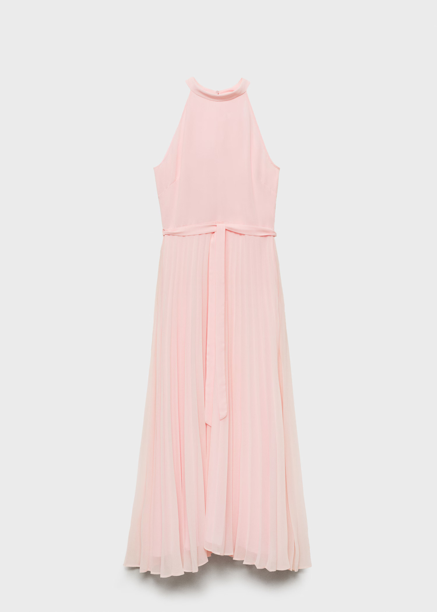 Plissé-halterjurk - Dames | MANGO Nederland | Mango EU
