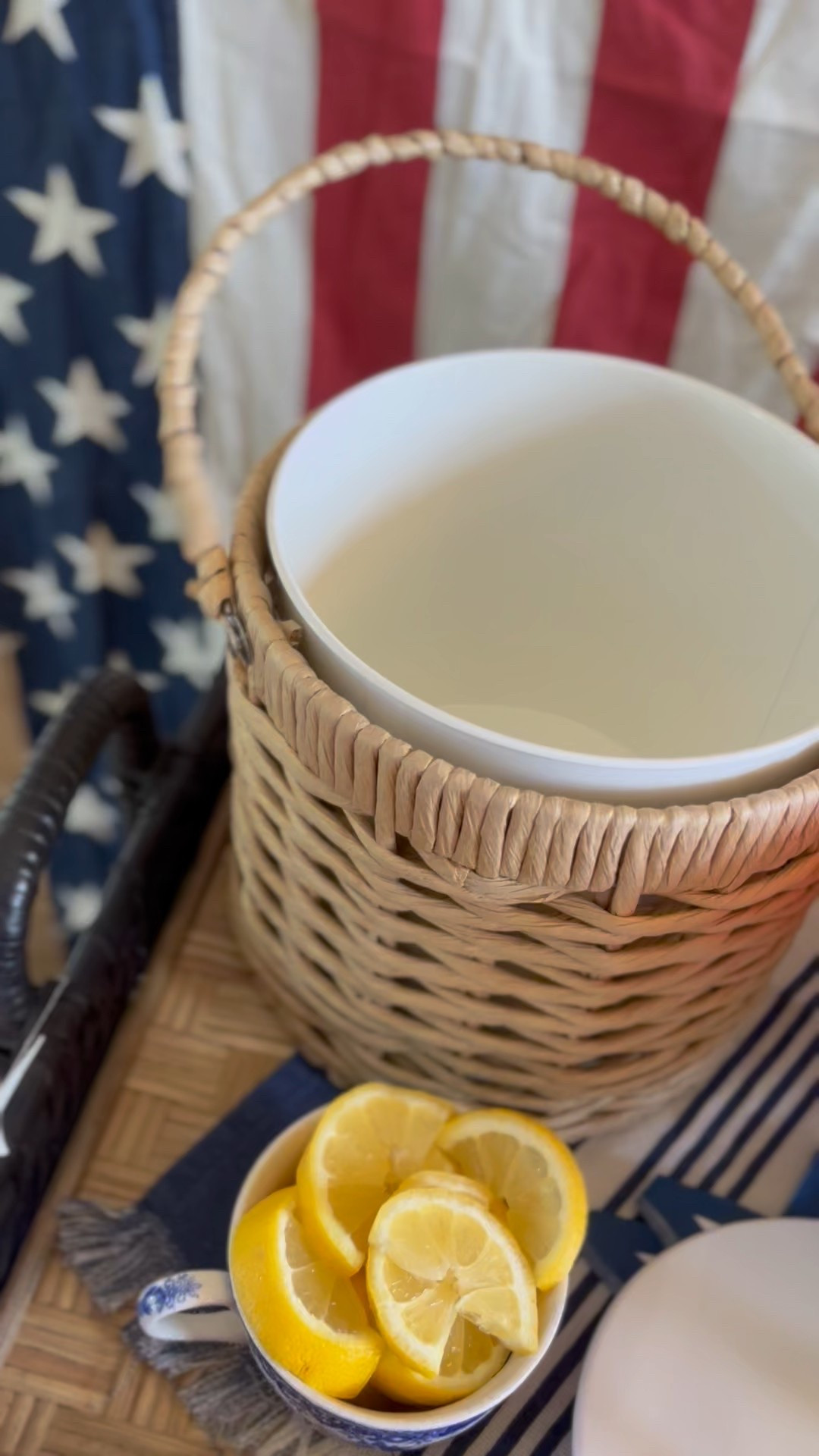 I love how this outdoor ice bucket has a removable liner for easy cleaning! It’s perfect for outdoor entertaining… I love taking this one down to the lake!  Here I paired it with a heavy duty ice scoop from Crate and Barrel for a great bar setup.



#LTKHome #LTKParties #LTKSeasonal