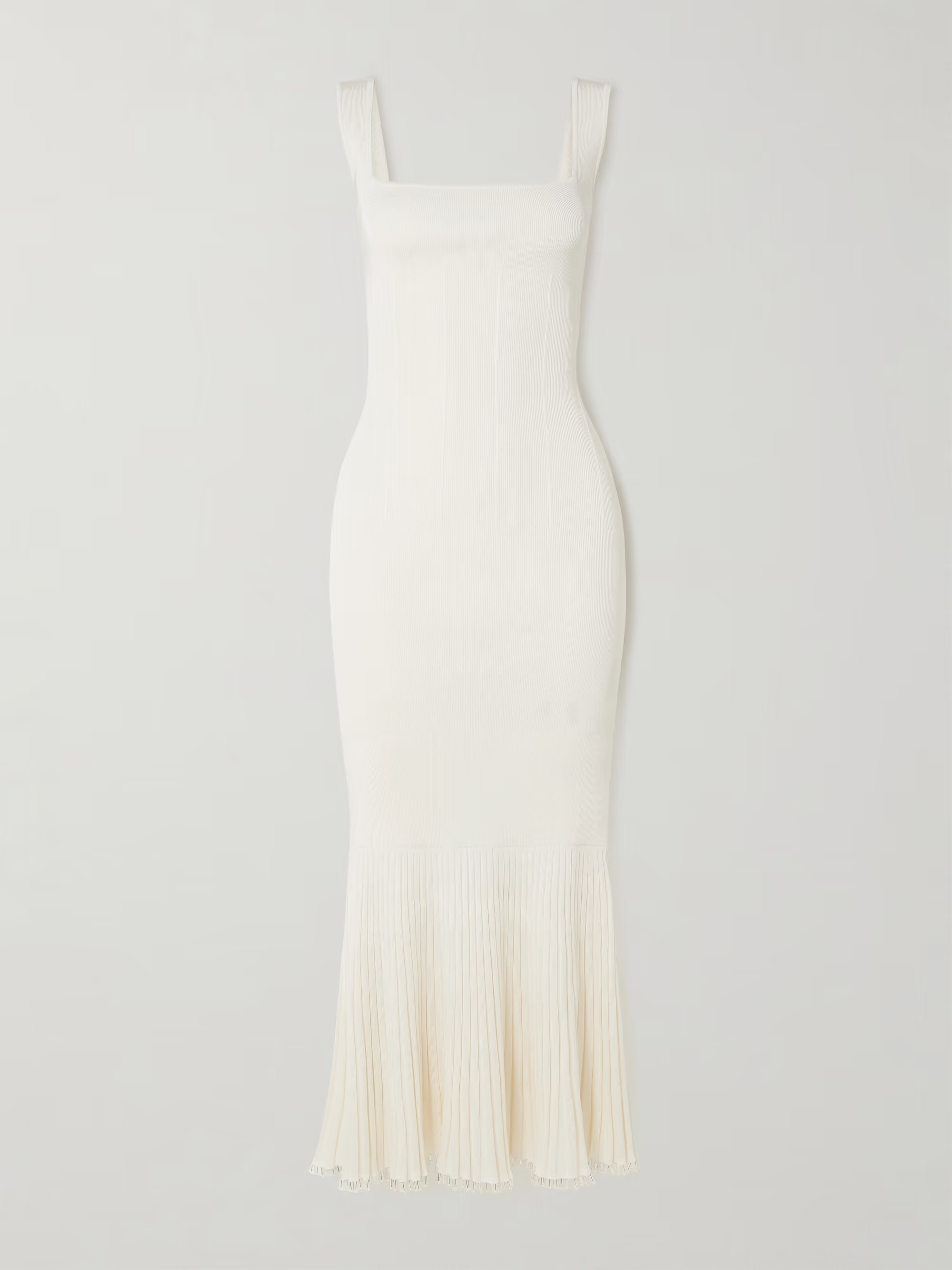 Atlanta bead-embellished ribbed stretch-knit midi dress | NET-A-PORTER APAC