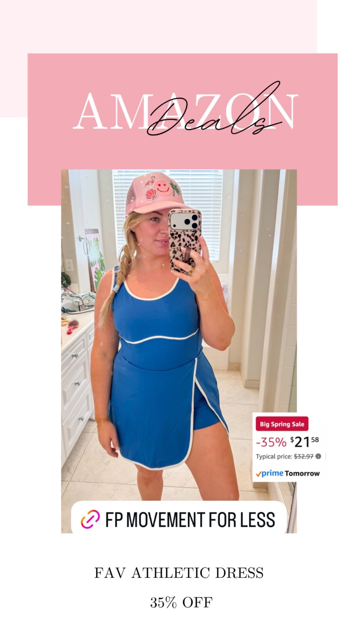 Free People look alike athletic dress on deal!  

#LTKActive #LTKSaleAlert #LTKMidsize