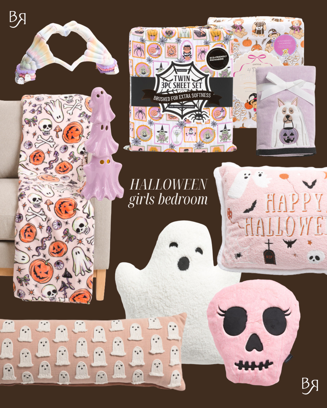 Add a little spooky sparkle to a girls’ bedroom with the cutest Halloween decor — all from Marshalls! 🖤 

From cozy blankets and festive pillows to fun ghost details, every piece adds that perfect mix of cute + spooky.

Shop my favorite affordable Halloween home finds below — perfect for kids’ rooms, dorms, or anyone who loves cozy fall decor! ✨

#MarshallsFinds #MarshallsHomeDecor #HalloweenBedroom #HalloweenDecor #GirlsRoomDecor #SpookySeason #LTKhome #LTKholiday #LTKseasonal #AffordableHomeDecor #FallHomeDecor #CuteHalloweenDecor #HomeWithBrooke #LTKunder50 

 #LTKHalloween #LTKHome #LTKKids