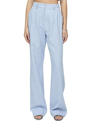 HARRIET HIGH WAISTED PANTS WITH PLEATS AT WAIST | David Jones (Australia & New Zealand)