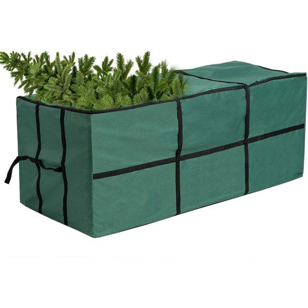 MOVSOU 9 Ft Christmas Tree Storage Bag, Holiday Xmas Disassembled Trees Waterproof Storage Contai... | Walmart (US)