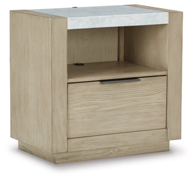 Hennington 28" 1 Drawer Charging Nightstand | Ashley Homestore