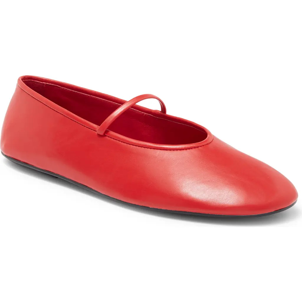 Jeffrey Campbell Dancerina Mary Jane Ballet Flat in Red at Nordstrom, Size 9 | Nordstrom