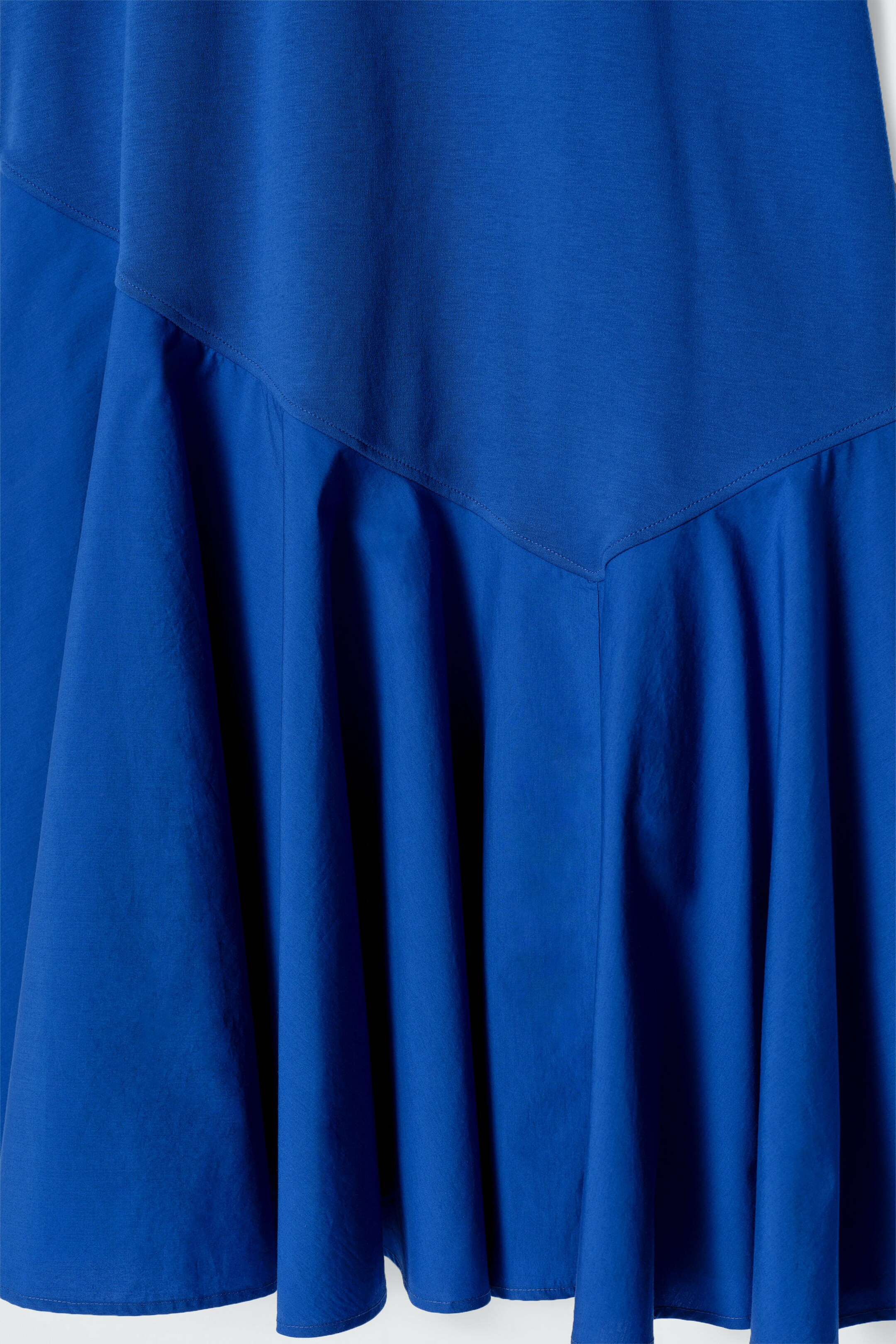 ASYMMETRIC MINI T-SHIRT DRESS - COBALT | COS UK