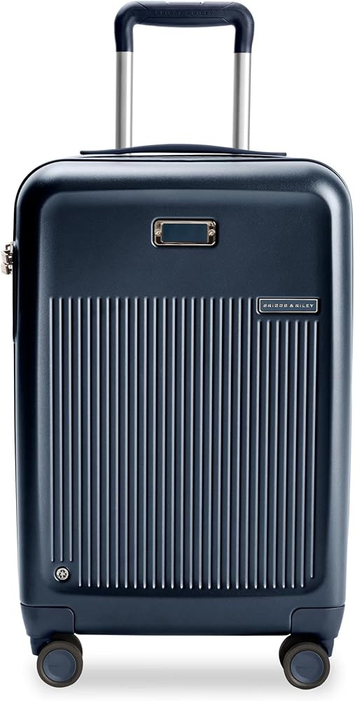Briggs & Riley Sympatico Hardside Luggage, Navy, 22" Essential Carry-On | Amazon (US)