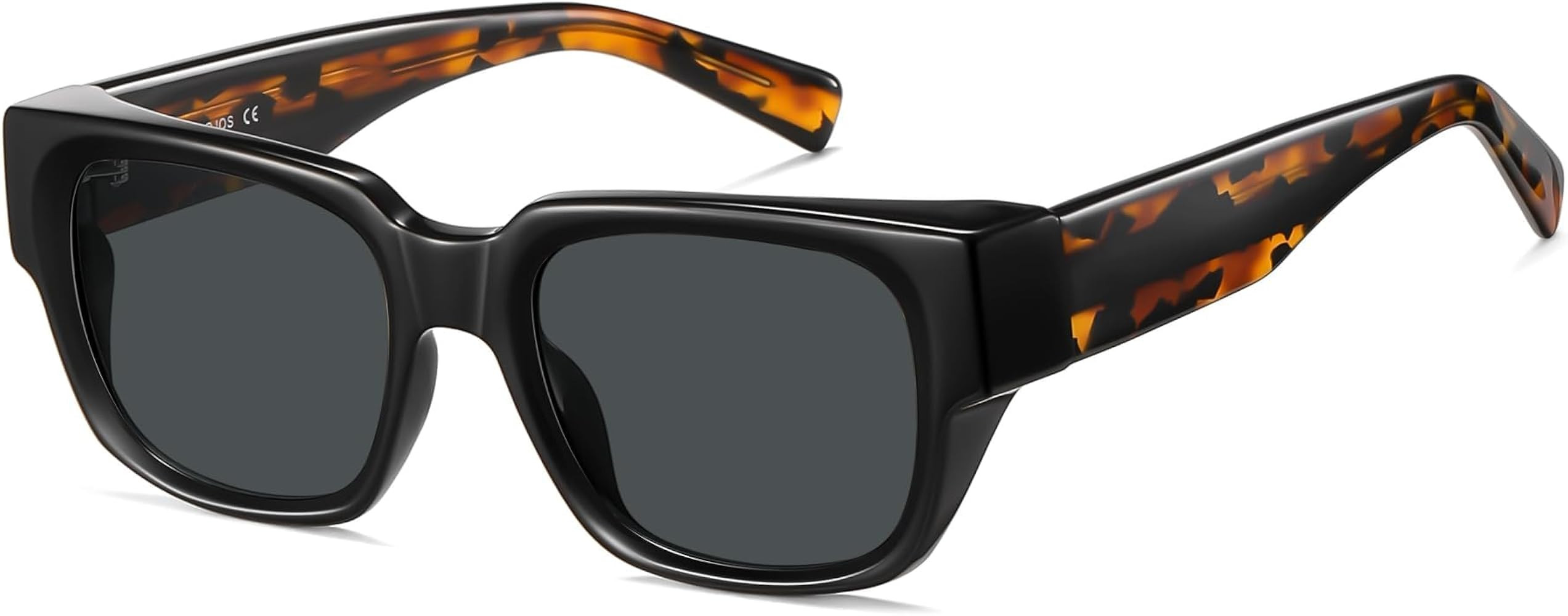 SOJOS Acetate Square Polarized Sunglasses for Women Men Handmade Trendy Lightweight Sunnies Recta... | Amazon (US)