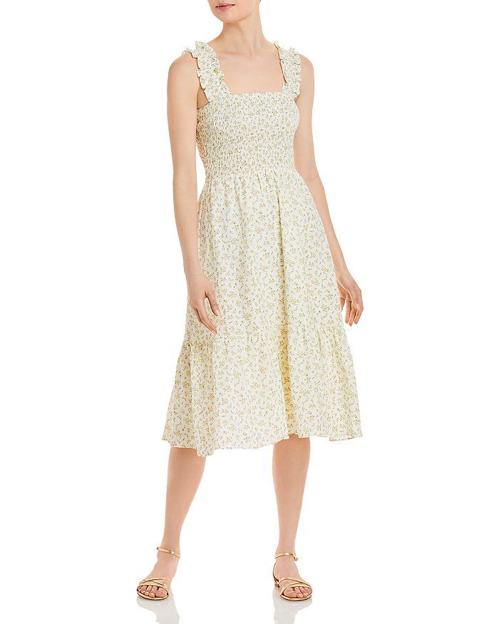 Floral Smocked Sleeveless Dress | Bloomingdale's (US)