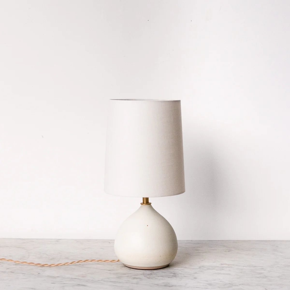 Bob Dinetz Hand Made Lamp - White | Elsie Green US