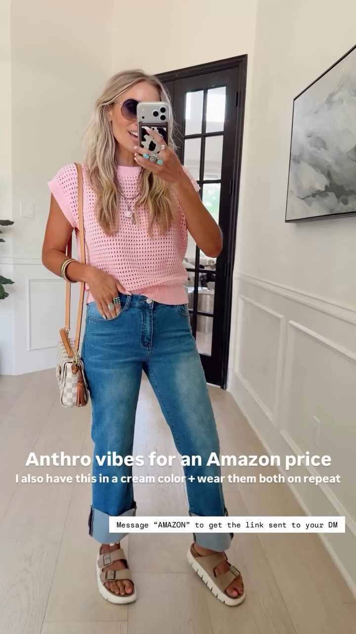 Anthro vibes for an Amazon price❣️ I also have this in a cream color + wear them both on repeat🤍

#LTKgrwm #LTKootd #LTKdayinmylife