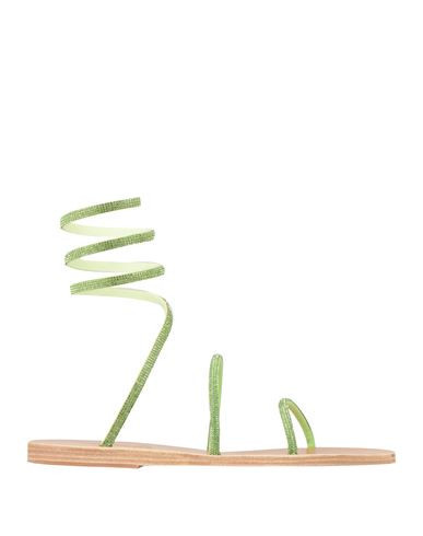 Ancient Greek Sandals Woman Sandals Light green Size 7 Leather | YOOX (US)