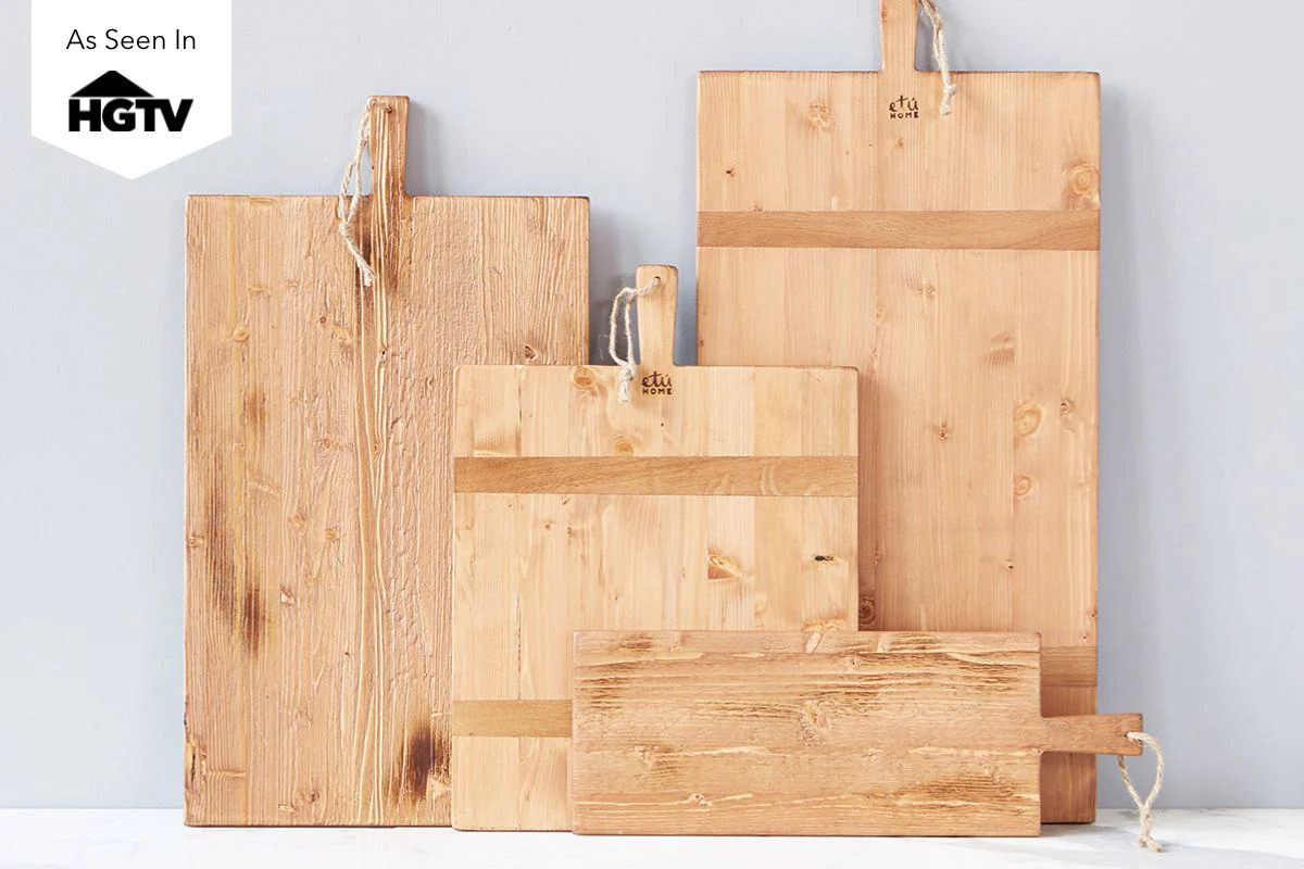 Rectangle Pine Charcuterie Board | etúHOME