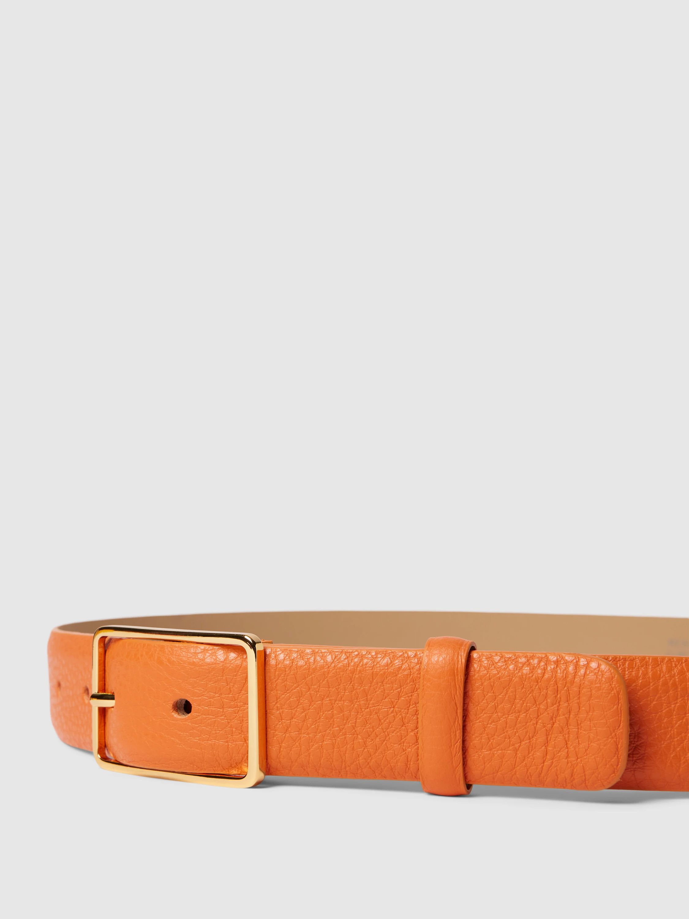 Abro Damen Ledergürtel mit Dornschließe (orange) online kaufen | Peek & Cloppenburg* Düsseldorf DE