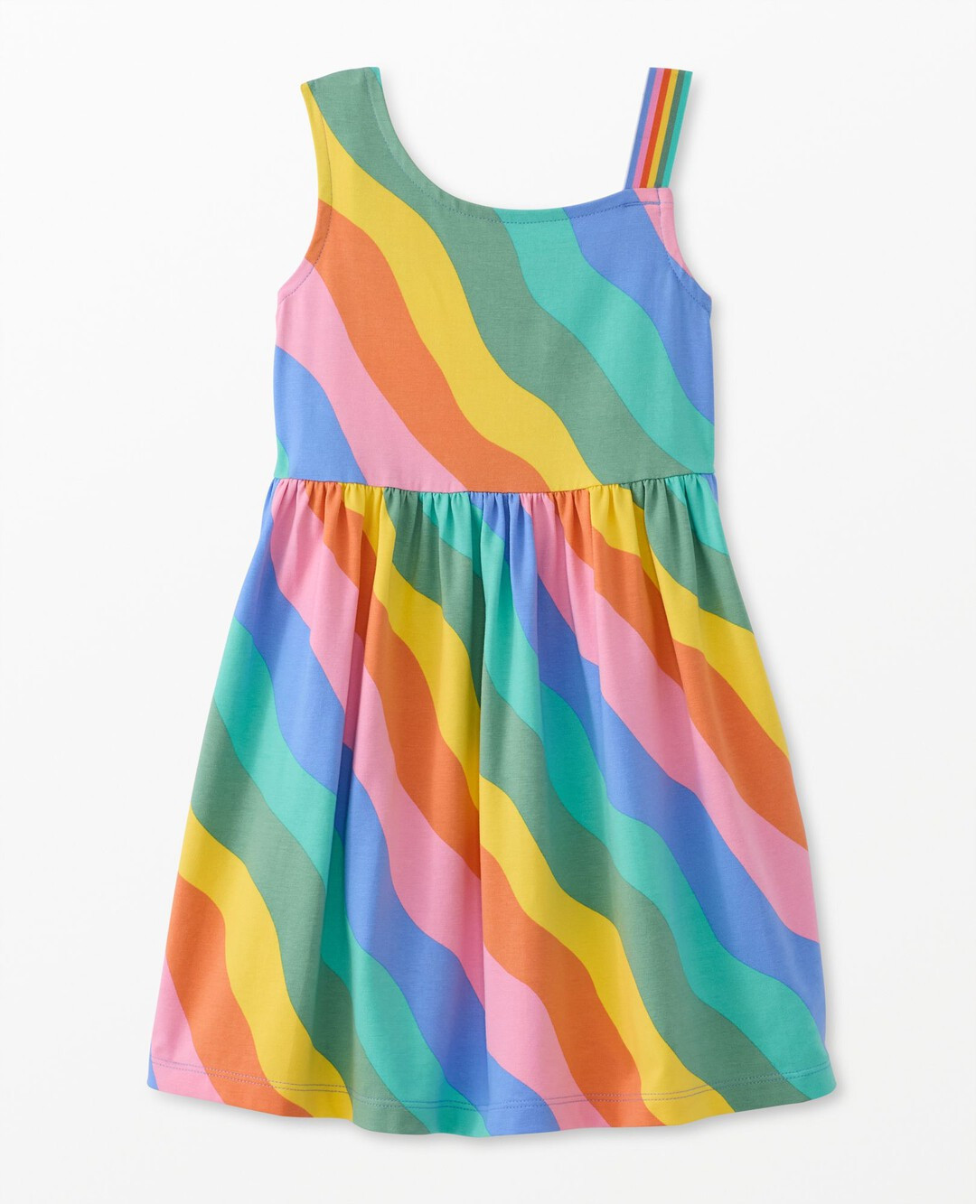 Sleeveless Asymmetrical Skater Dress with Pockets | Hanna Andersson