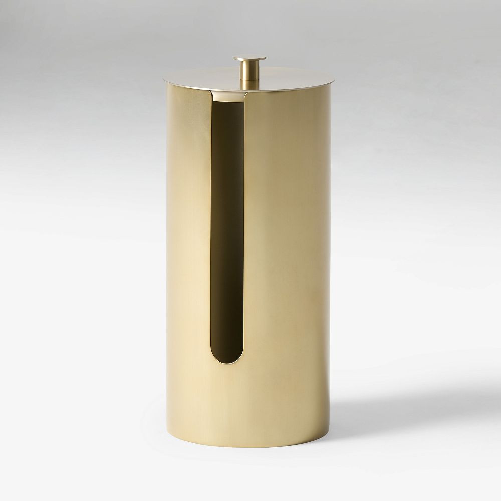 Caspian Metal Toilet Paper Storage | West Elm (US)