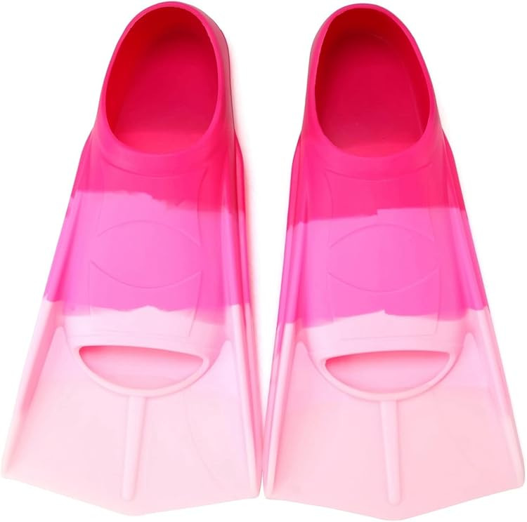 Foyinbet Kids Swim Fins,Short Kids Fins Youth Swimming Flippers for Lap Swimming Training for Children Girls... | Amazon (US)