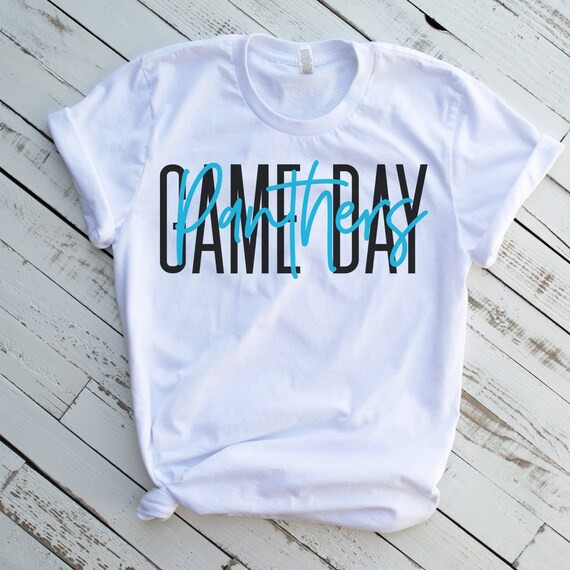 GAME DAY Panthers Shirt Panthers Shirt Game Day Shirt - Etsy | Etsy (US)