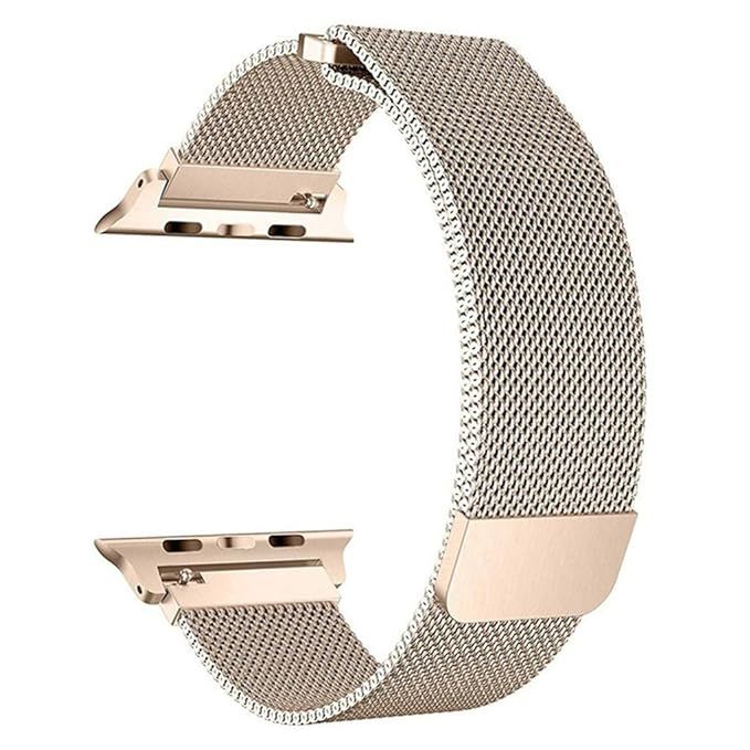 OROBAY Compatible with iWatch Band 38mm 40mm, Stainless Steel Milanese Loop with Magnetic Band Co... | Amazon (US)