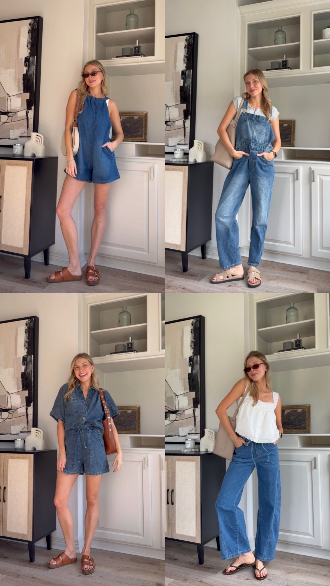 Weekly mom outfit inspo: M in overalls, 4 in jeans and S in everything else!

#LTKootd #LTKmomlife