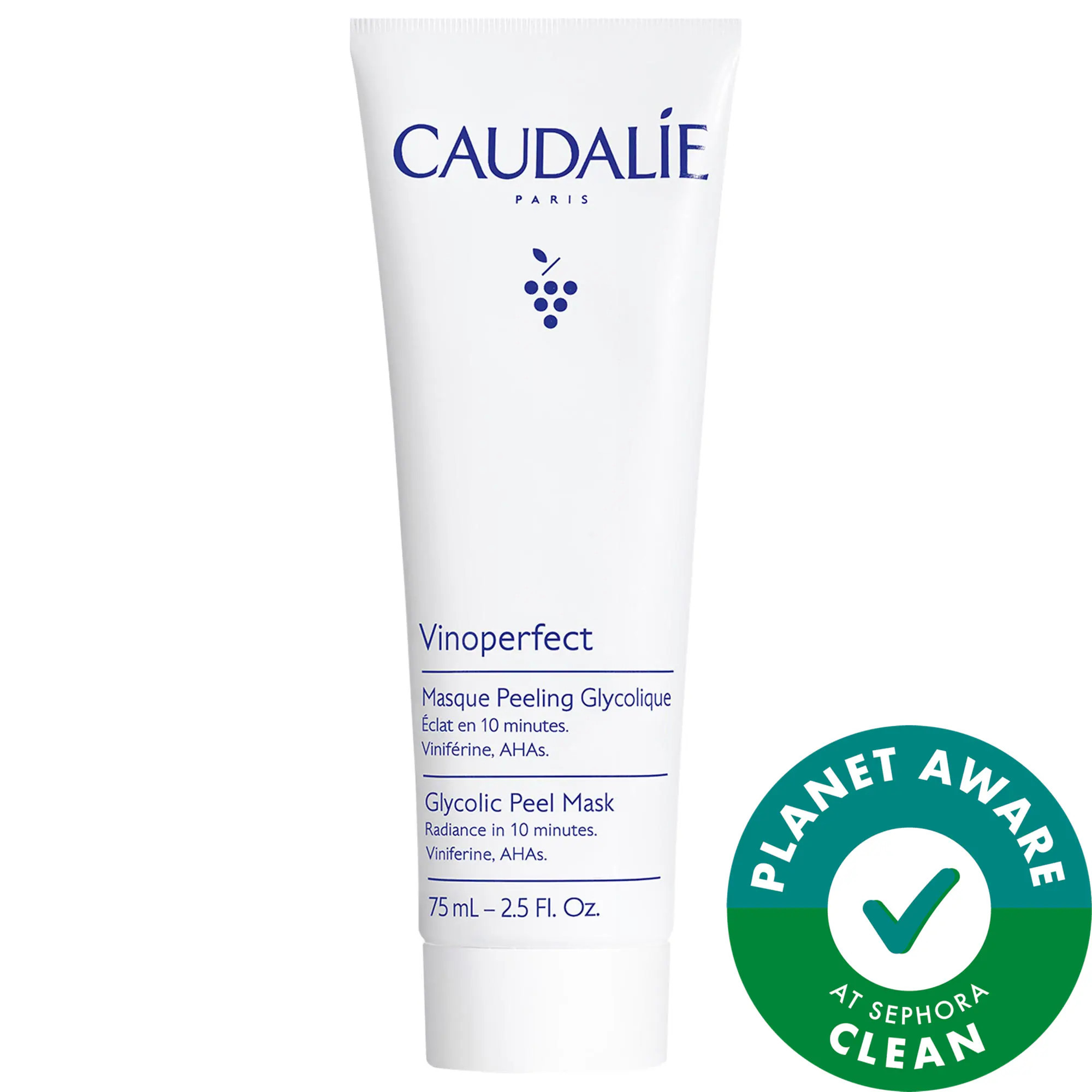 Caudalie Vinoperfect Brightening Glycolic Peel Mask 2.5 fl oz/75 mL | Sephora (US)