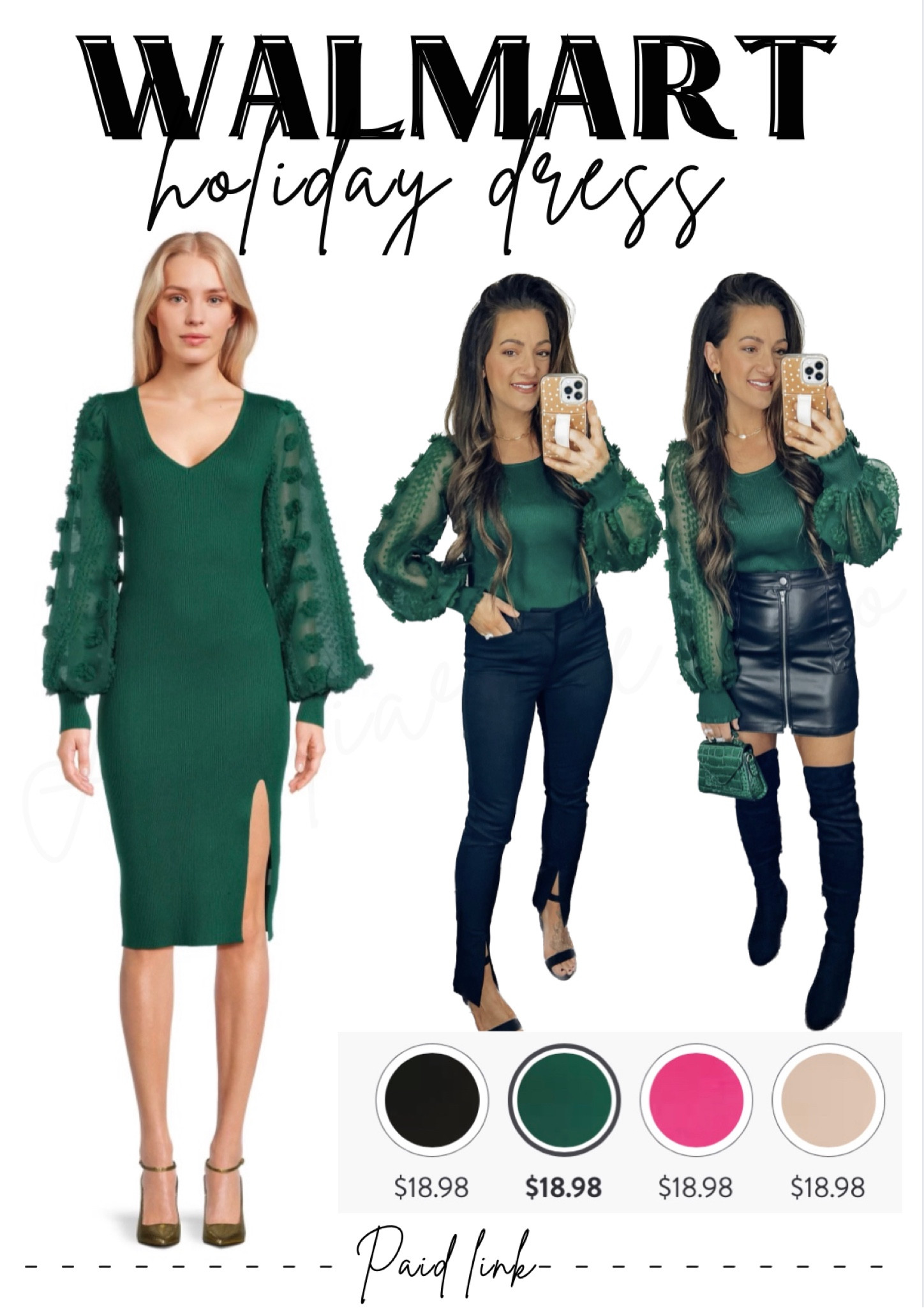 One of my favorite holiday tops from last year is now available in a dress option!! 

#LTKHoliday #LTKstyletip #LTKfindsunder50