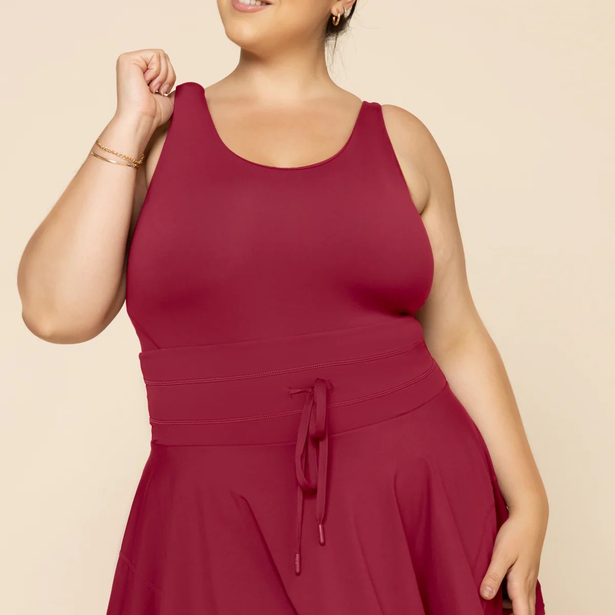 Twirl Dress - Ruby | POPFLEX