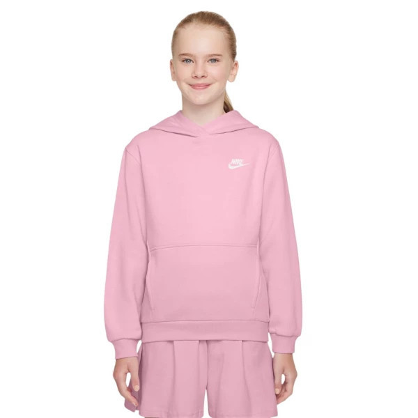 Boys' Nike Sportswear Club Fleece Hoodie Large Med Soft Pink/White | Scheels