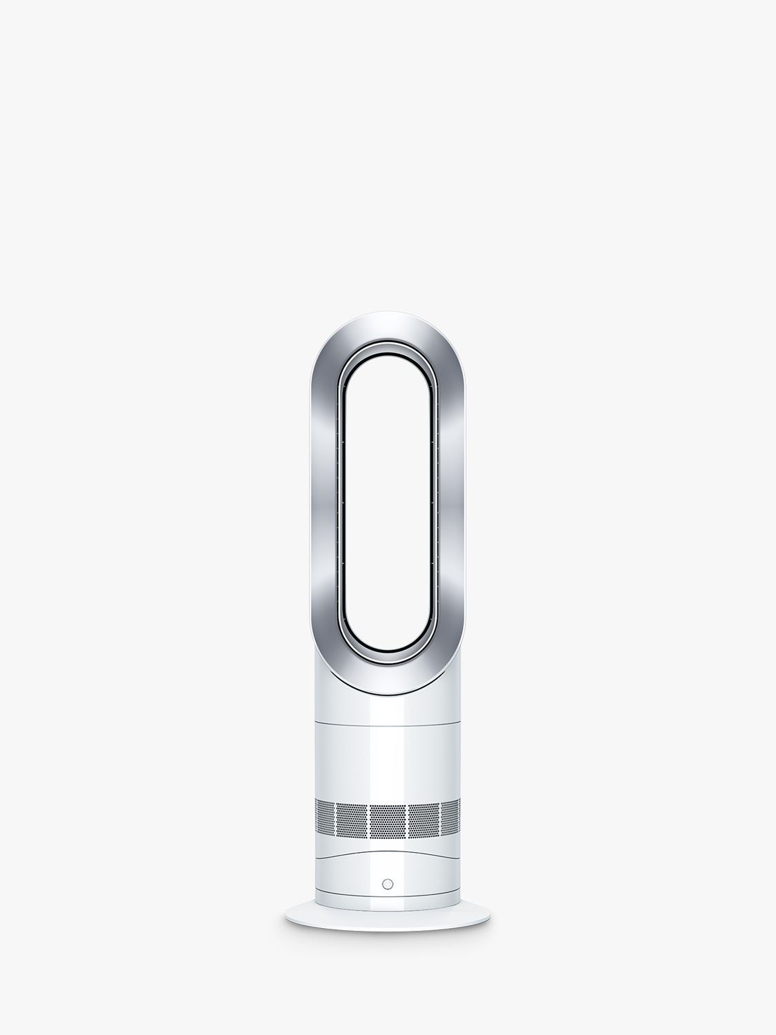 Dyson AM09 Hot + Cool™ Fan Heater, White/Silver | John Lewis (UK)