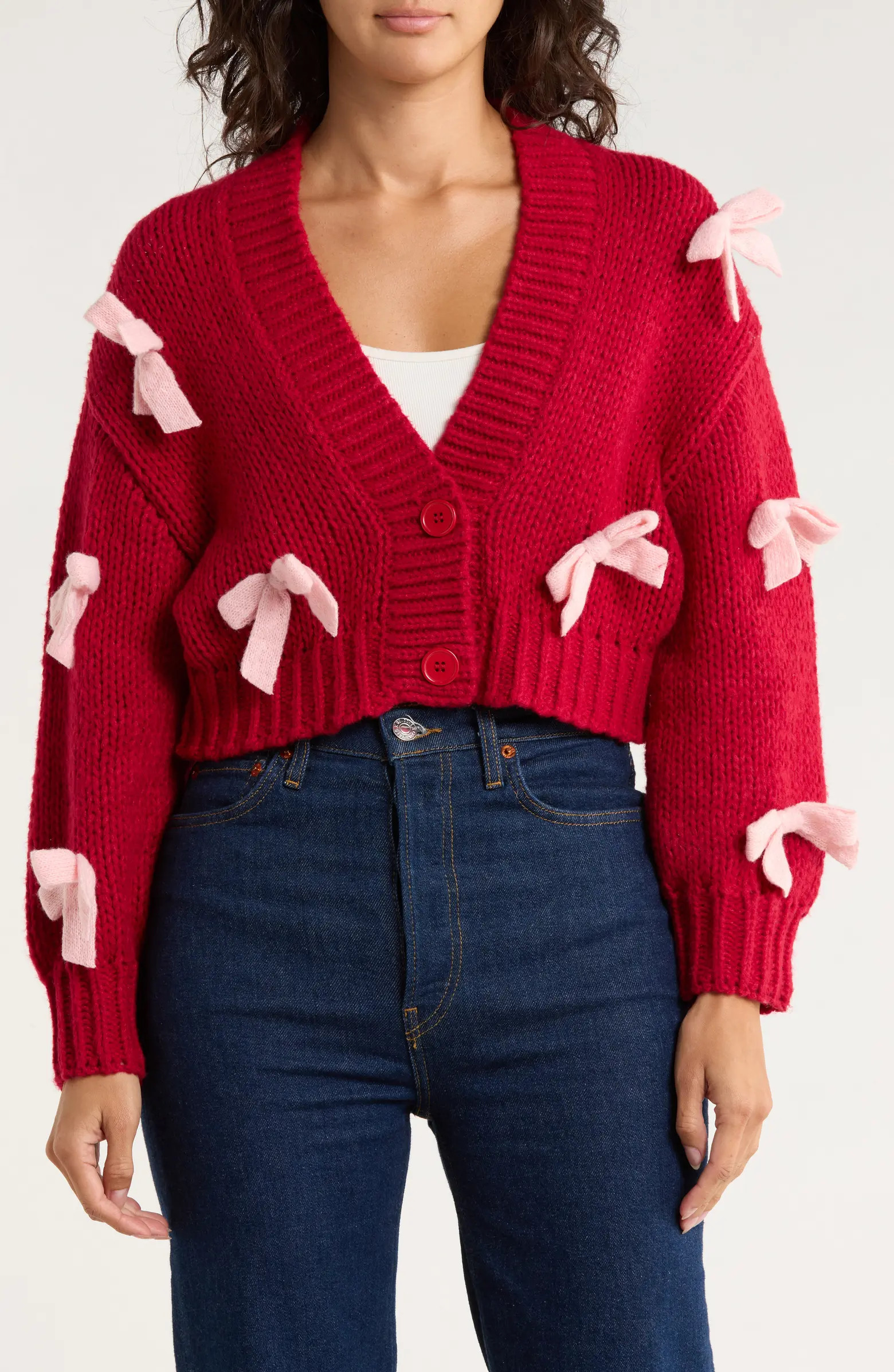 Roffe Accessories Bow Cardigan | Nordstromrack | Nordstrom Rack