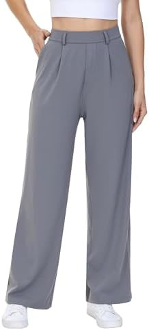 Blaosn Dress Pants Women Wide Leg Work Business Casual Trousers with Pockets Yoga Travel Sweatpan... | Amazon (US)