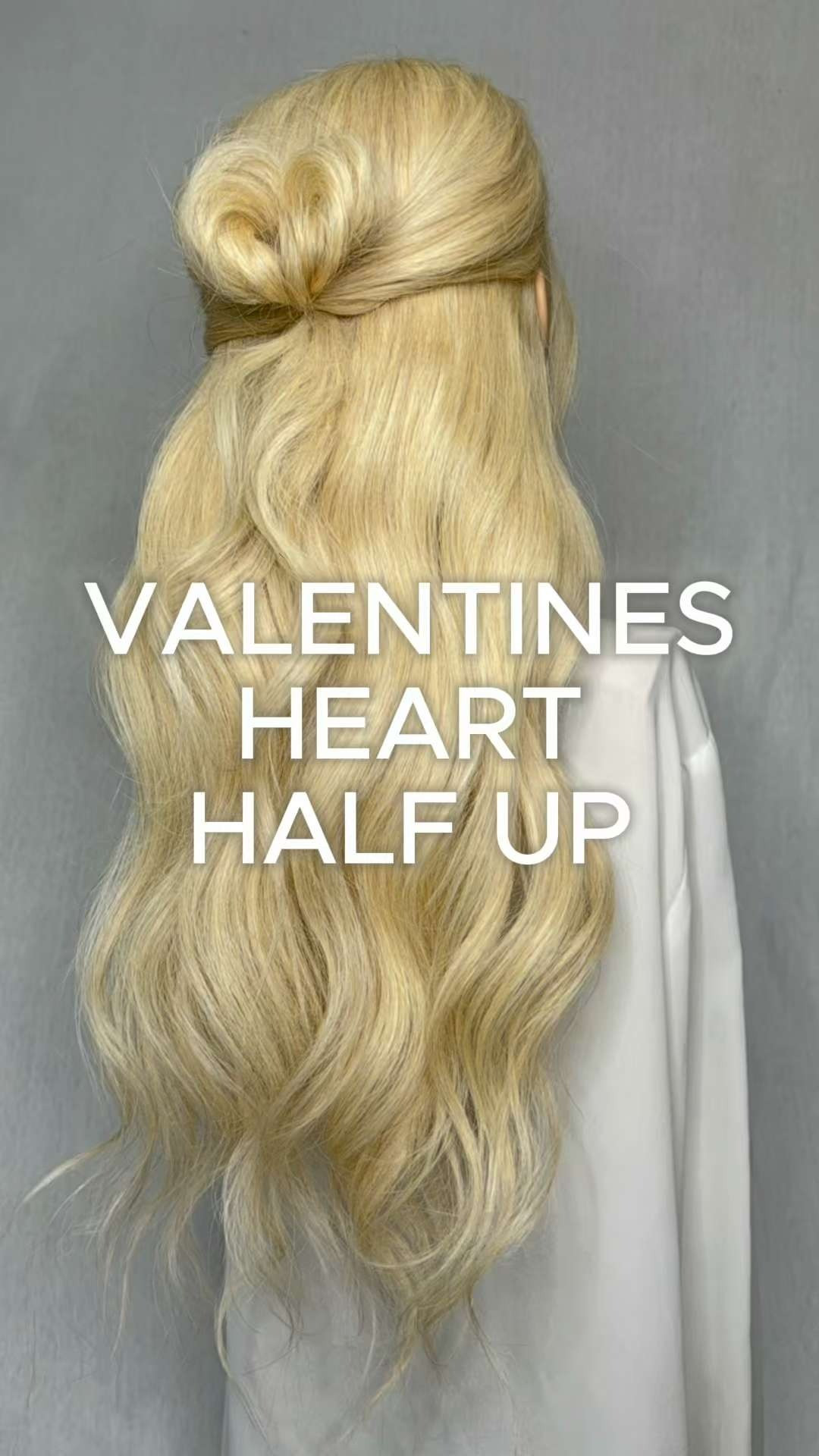 Valentine's Hair Half-Up 

 #LTKValentine #LTKgrwm #LTKSeasonal