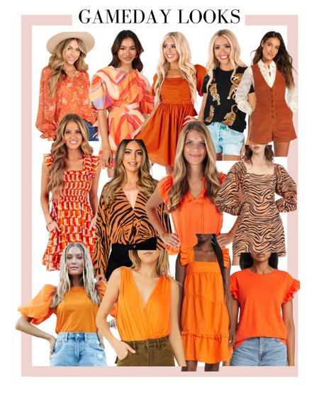 Game day. College gameday. Clemson. Tennessee. Texas. Tigers. Florida. Virginia. Gameday outfits. Fall outfits 

#LTKunder100 #LTKSeasonal #LTKunder50