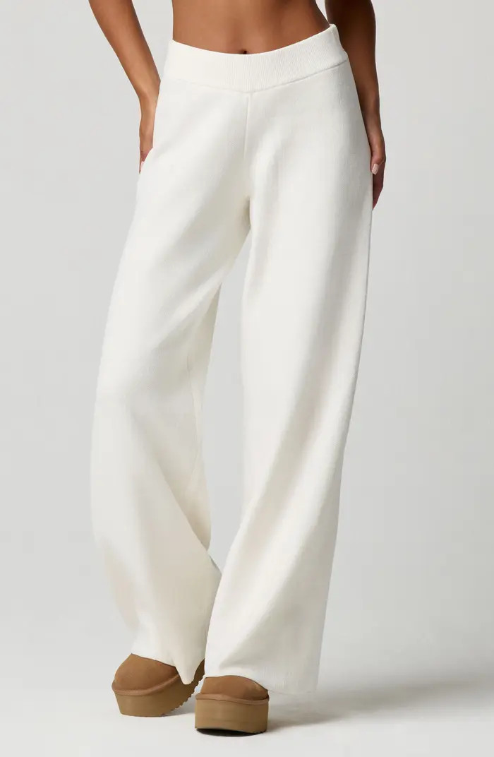 Chenille Wide Leg Pants | Nordstrom