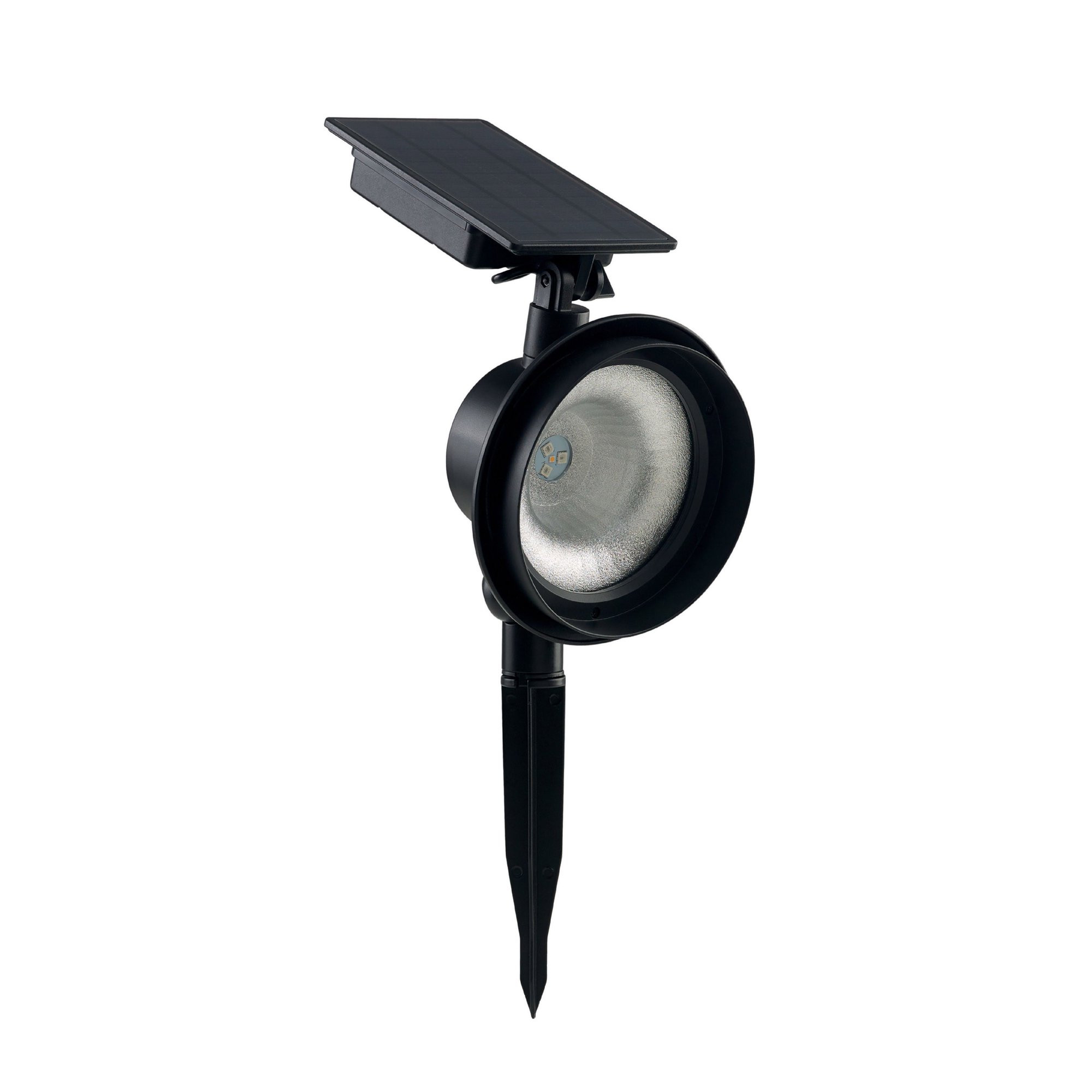 Better Homes & Gardens 120 Lumen Solar Powered LED Landscape Cast Metal Spotlight with Color Lock... | Walmart (US)