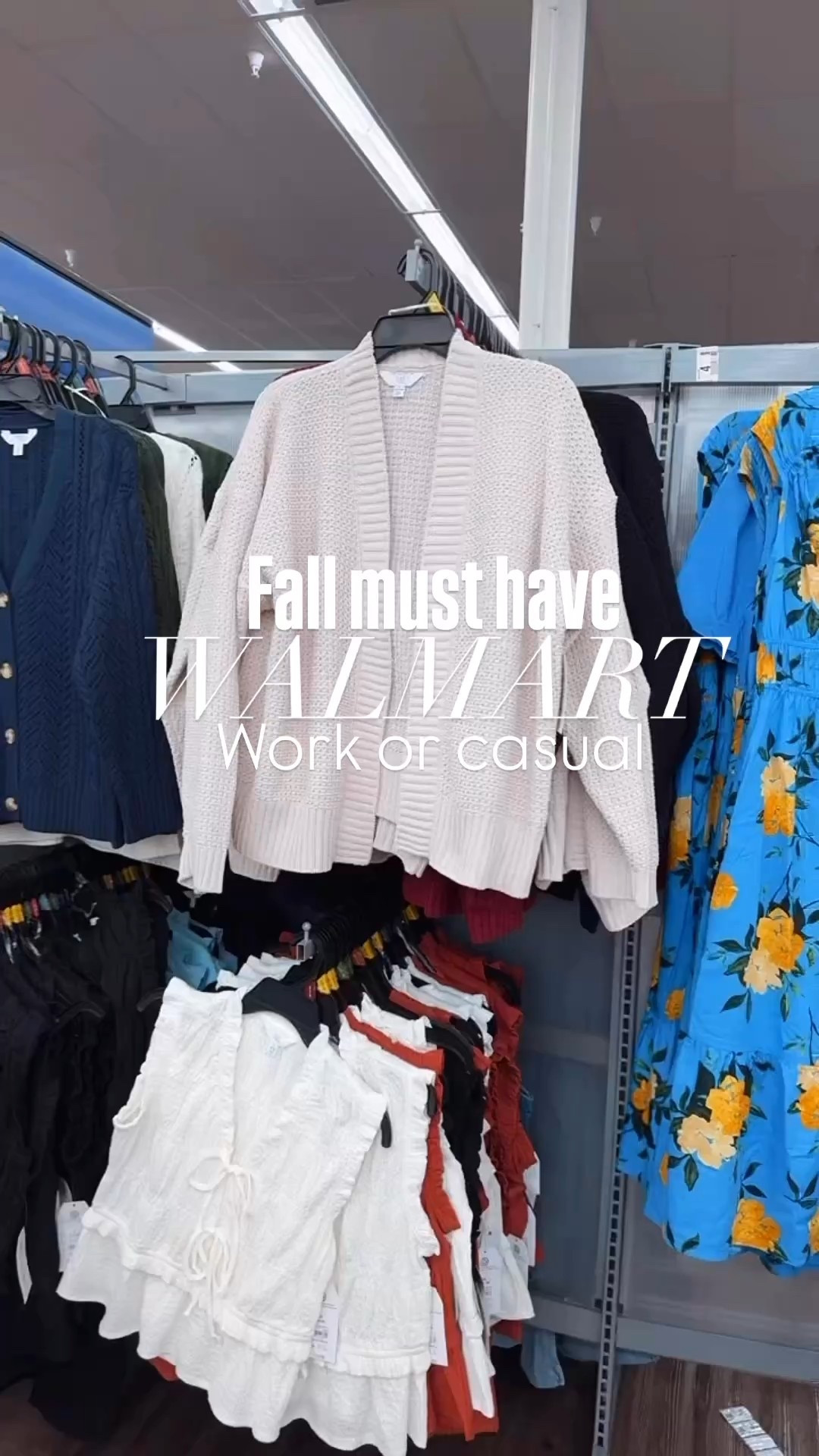 Another day, another @walmartfashion cardigan that I’m adding to my fall wardrobe!!!! It’s super soft and will go with everything!!!
⬇️⬇️⬇️
Cardigan medium
White tank small
Black tank medium
Track pants medium (could have done small)
Black jeans size 6 (roomy fit)

#LTKFindsUnder50 #LTKStyleTip #LTKWorkwear