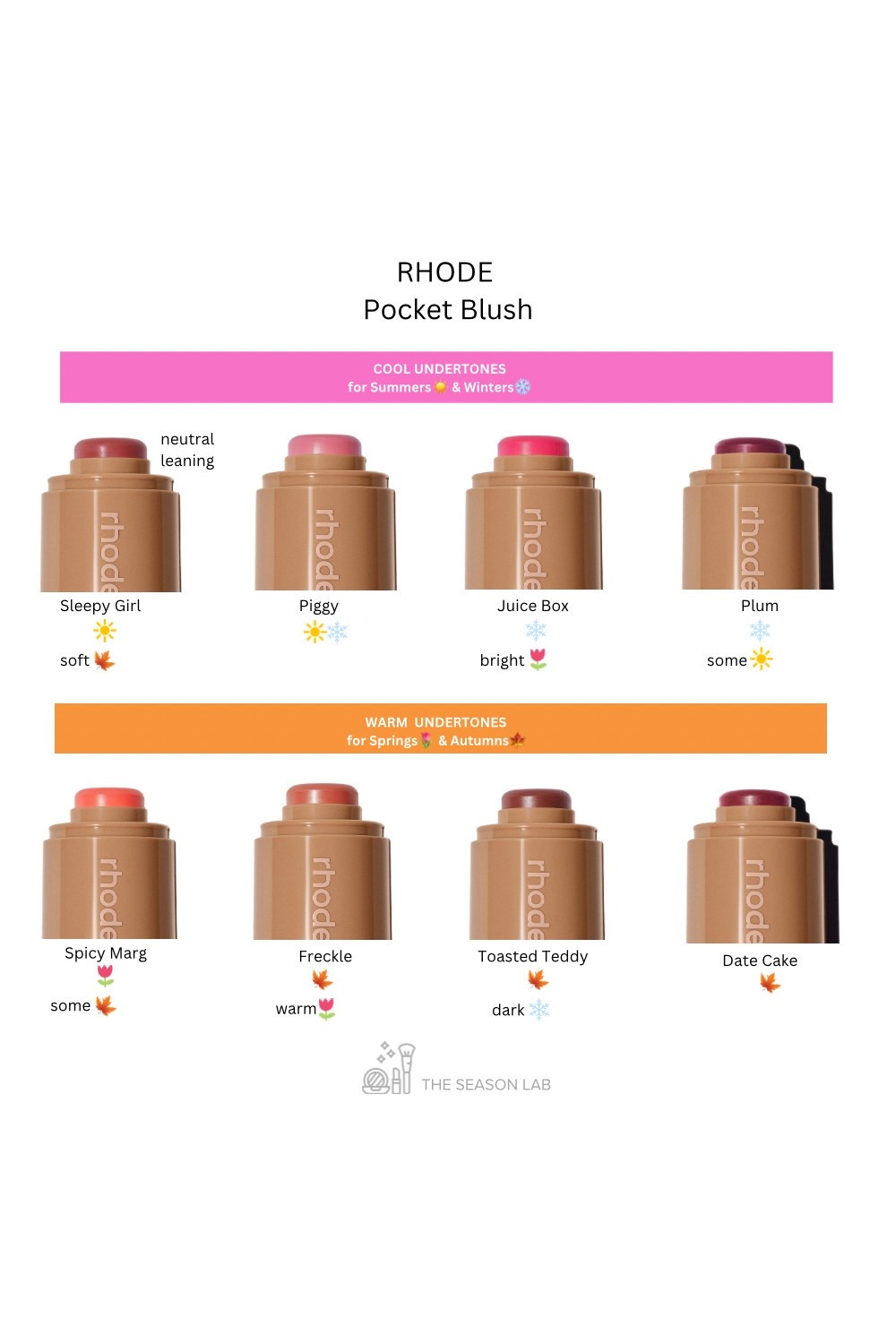 RHODE
Pocket Blush

Cool undertones for Summers☀️ & Winters❄️ and warm undertones for Springs🌷 & Autumns.

#LTKStyleTip #LTKBeauty