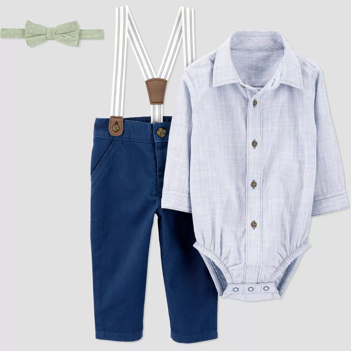 Carter's Just One You® Baby Suspender Top & Bottom Set - Navy Blue | Target