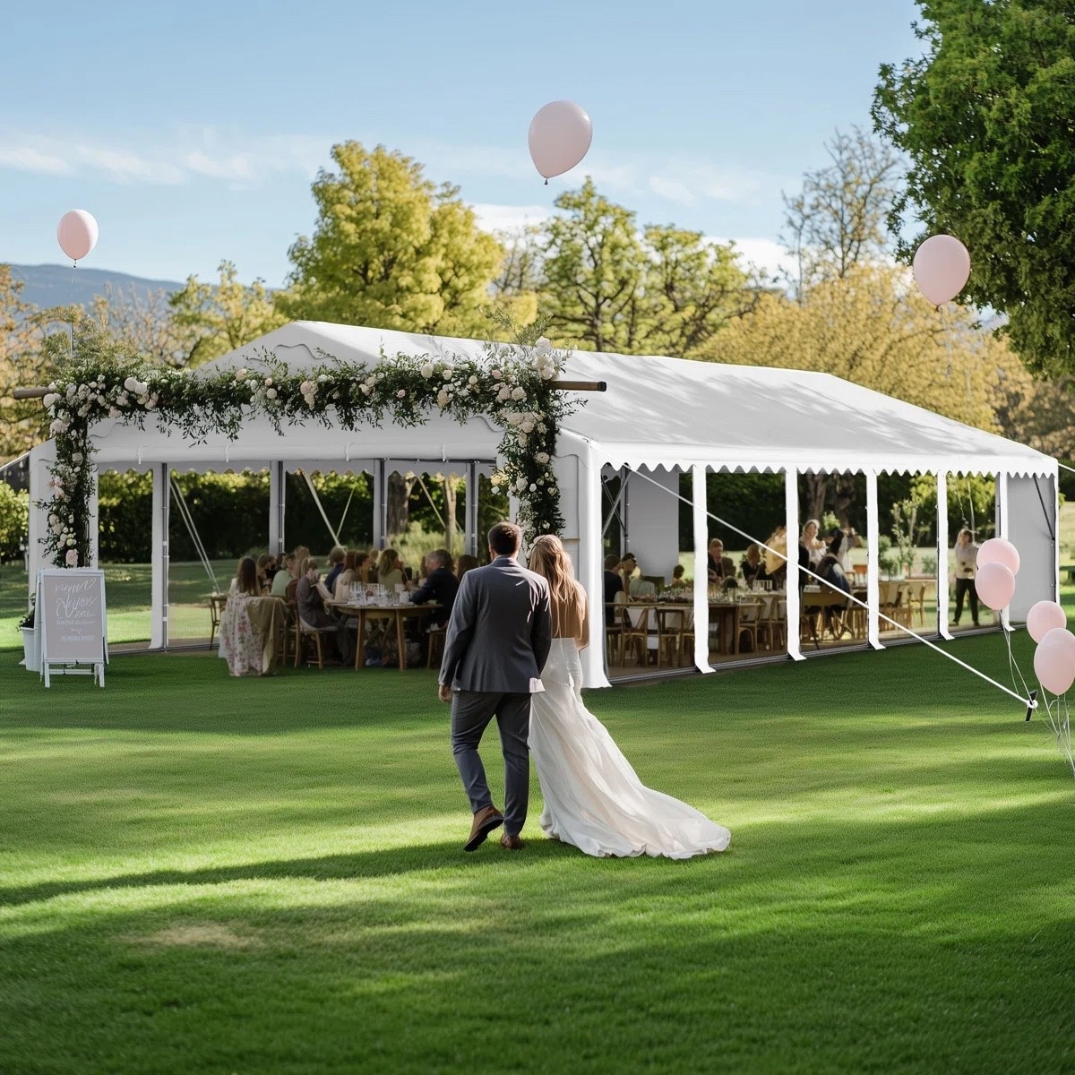 20Ft. W x 40Ft. D Steel Canopy Tent With 6 Removable Side Walls Heavy Duty Party Tents For Parties

#LTKMothersDay #LTKxMadewell #LTKdayinmylife