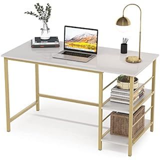 Tribesigns Computer Desk, 63 inch Large Office Desk, Study Writing Table for Home Office, Easy As... | Amazon (US)