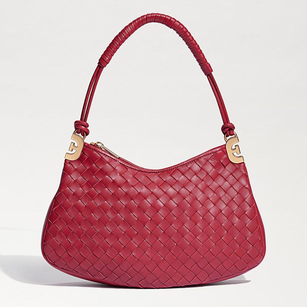 Christy Woven Shoulder Bag | Sam Edelman