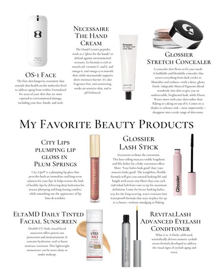 Favorite beauty products! Best lug gloss. Best mascara. Best concealer. Best sunscreen. Best anti aging facial moisturizer. Best hand cream  

#LTKGiftGuide 

#LTKxNSale #LTKbeauty